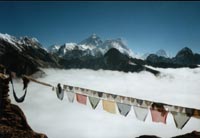 Im Osten Everest, Lhotse und Nuptse